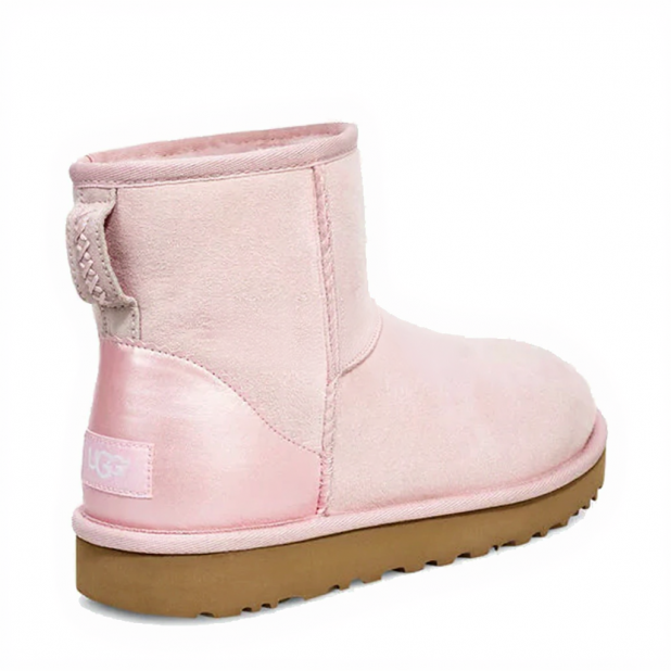 UGG Classic Mini Metallic Seashell Pink