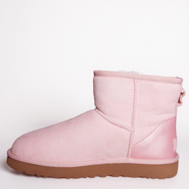 UGG Classic Mini Metallic Seashell Pink