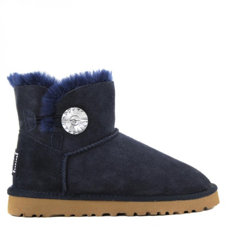 UGG Bailey Button Mini Bling Navy